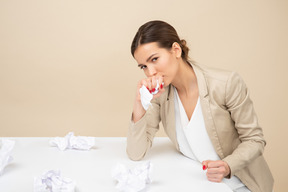 Stressé et frustré