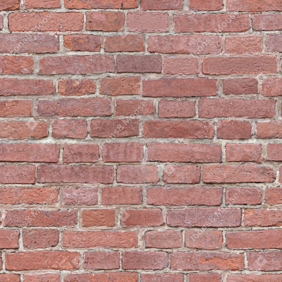 Red bricks wall texture