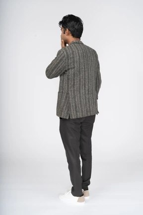 Man in suit standing