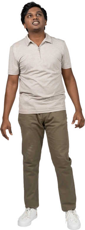 Man in casual clothes standing