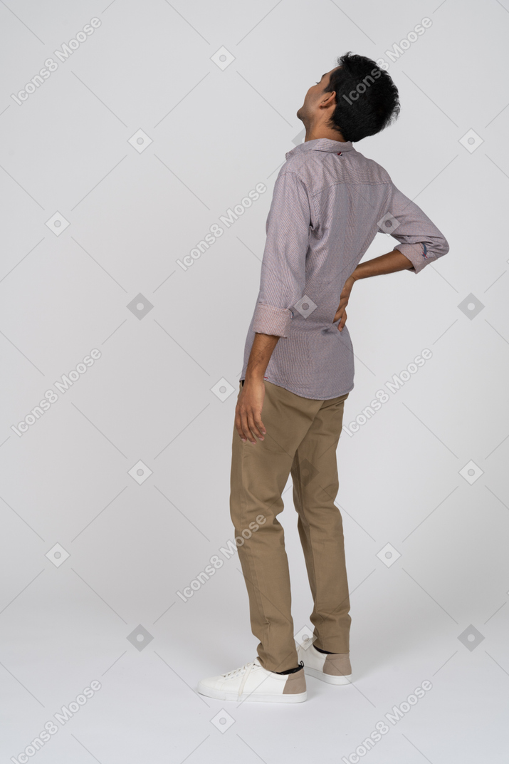 Man in casual clothes standing