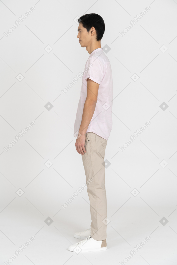 Man in casual clothes standing