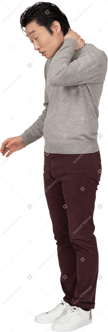 Man in casual clothes standing