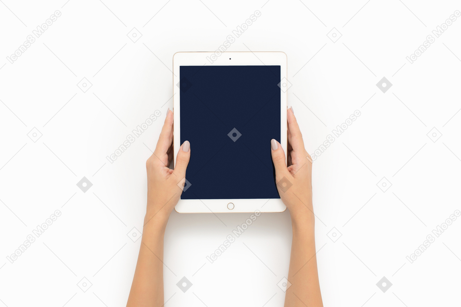 Digital tablet mockup for easy editing