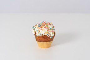 Cupcake on a white background