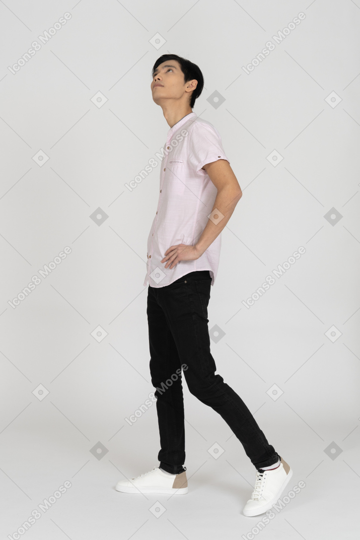 Man in casual clothes standing