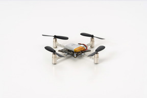 Quadcopter on a white background