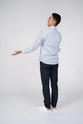 Man in casual clothes standing