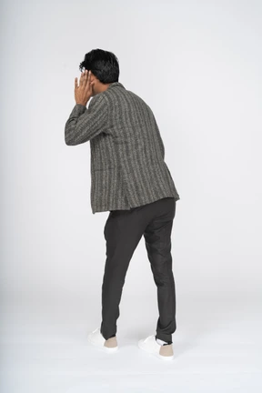 Man in suit standing