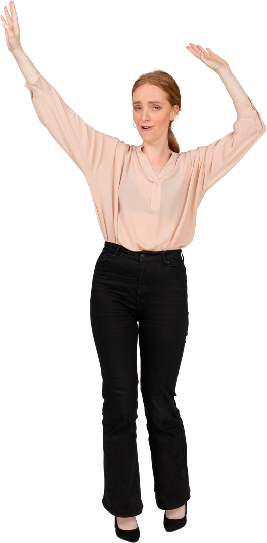 Chemisier femme beige Bigdart - Détail produit