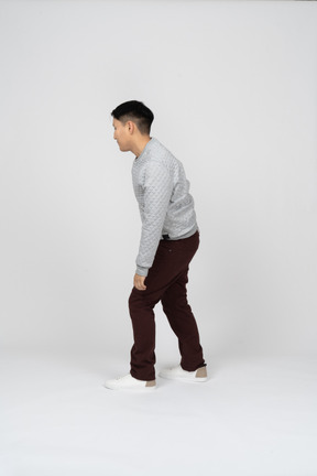 Man in casual clothes standing