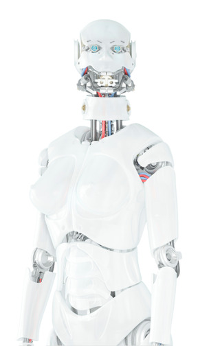 Weiblicher roboter android