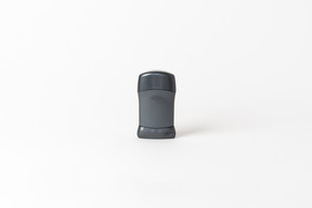 Black deodorant bottle