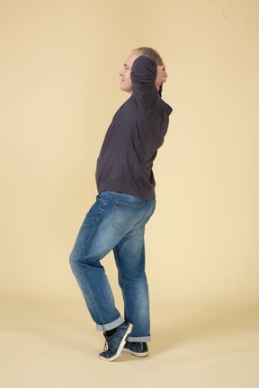 Man in casual clothes standing