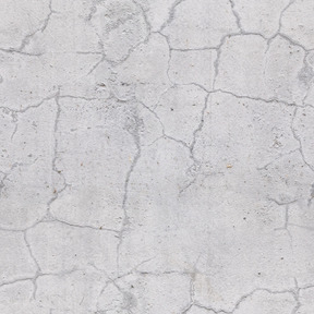 White cracked plaster layer