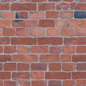 Texture de mur de briques rouges