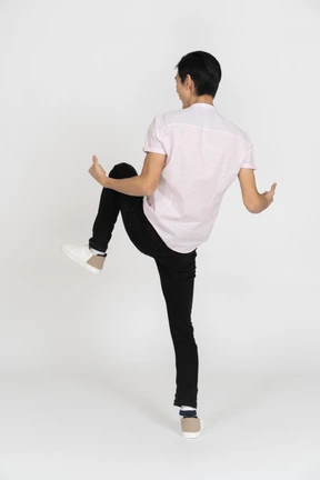 Man in casual clothes standing