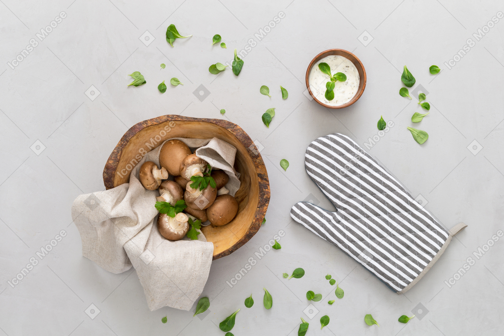 Any idea of mushrooms based dish?