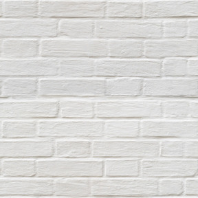 Texture de briques peintes en blanc