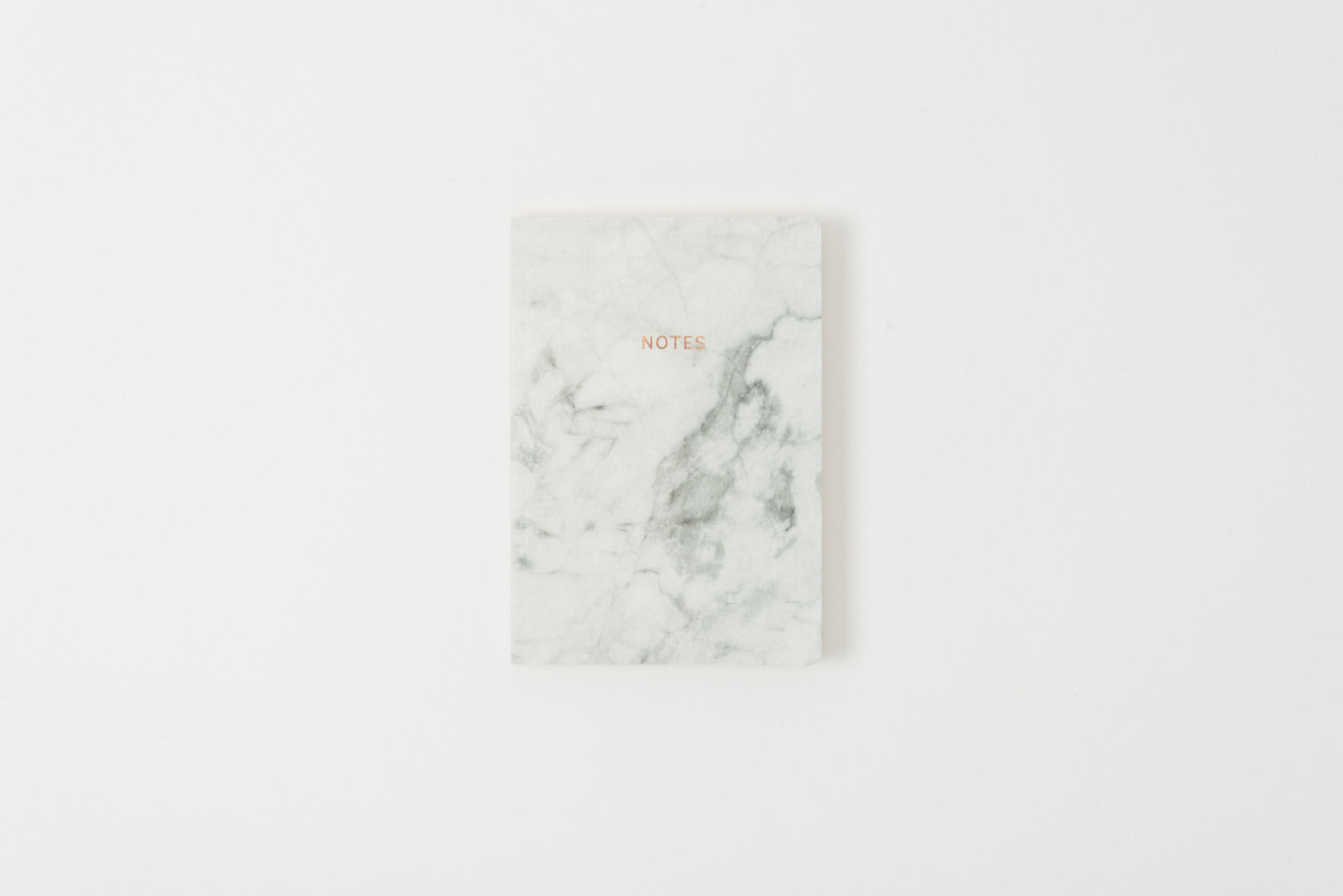 Minimalist marble notebook