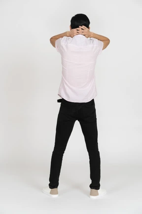 Man in casual clothes standing