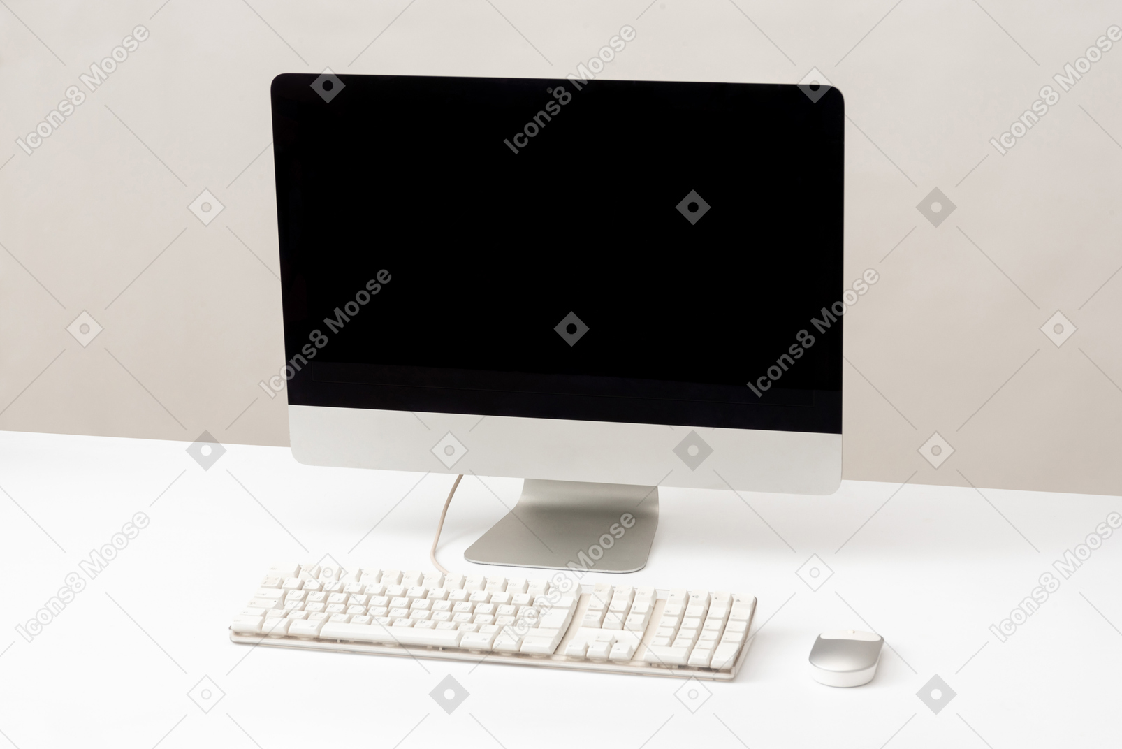Desktop computer mock up