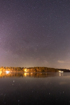 Vue de l'espace depuis la terre