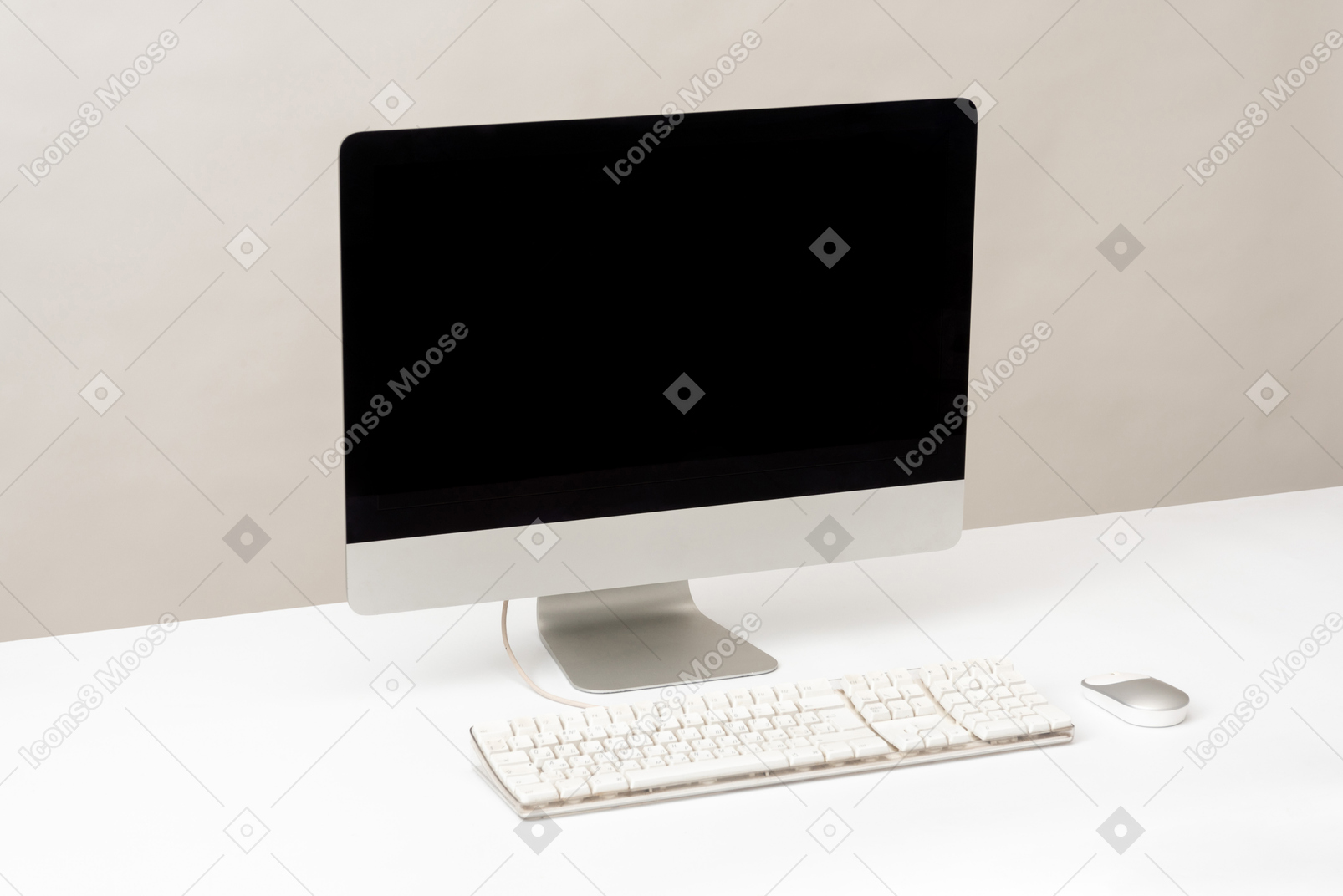 Maquette de l'ordinateur de bureau