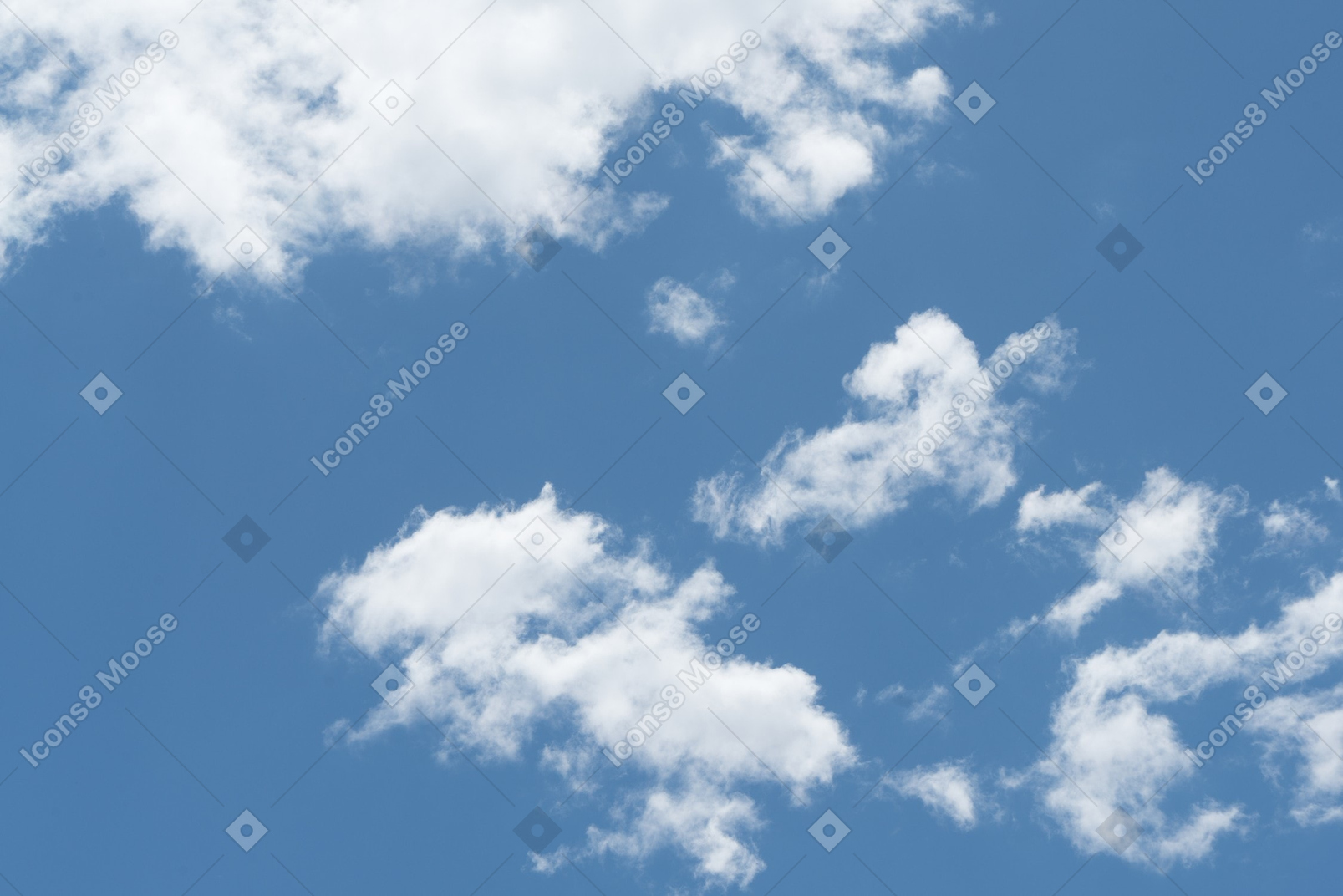 Clouds in the blue sky