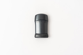 Black deodorant bottle