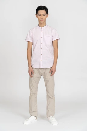 Man in casual clothes standing