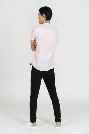 Man in casual clothes standing