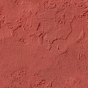 Concrete wall painted red