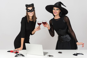 Cheers to really great office halloween party!