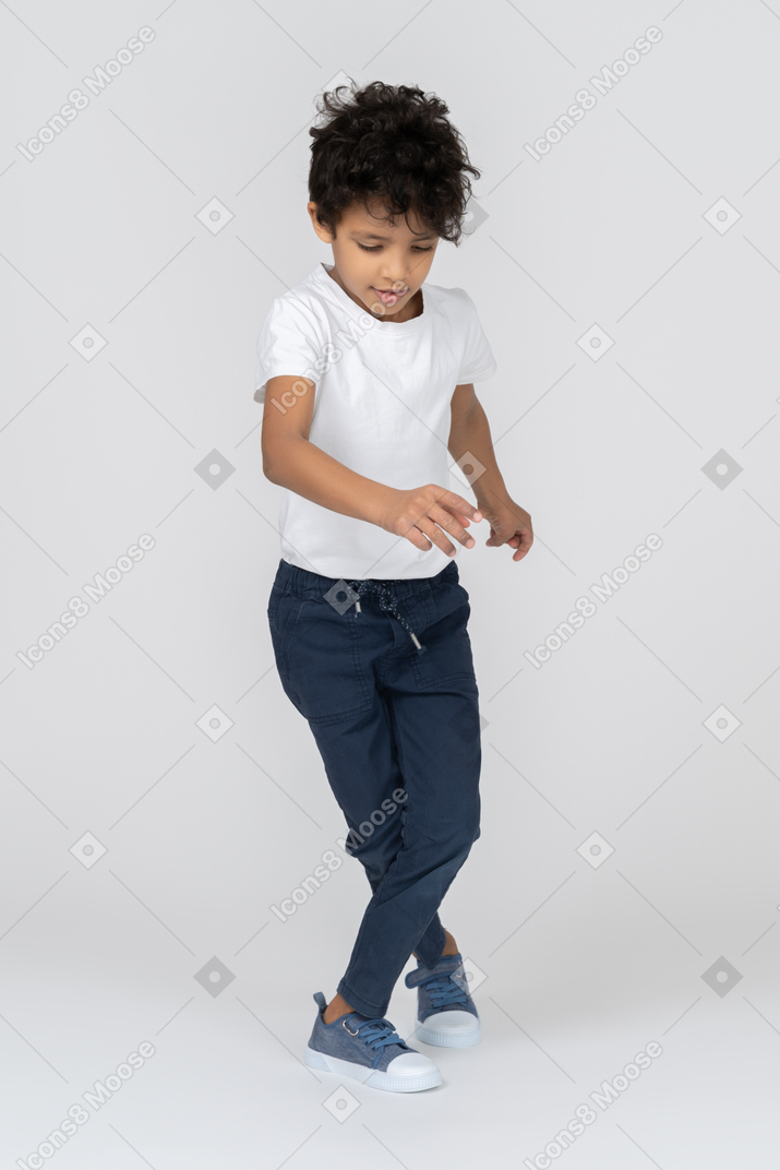 A dancing boy