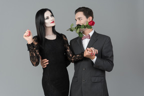 Ich kann nur an morticia denken