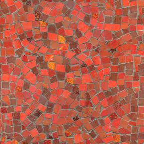 Trama di mosaico rosso