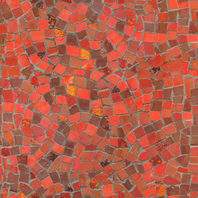 Red mosaic texture