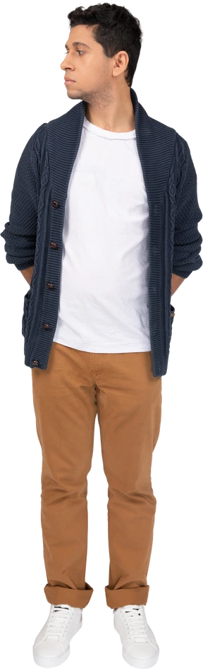 Man in casual clothes standing
