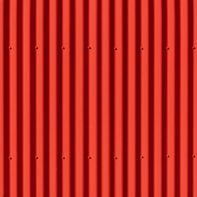 Red profiled metal texture