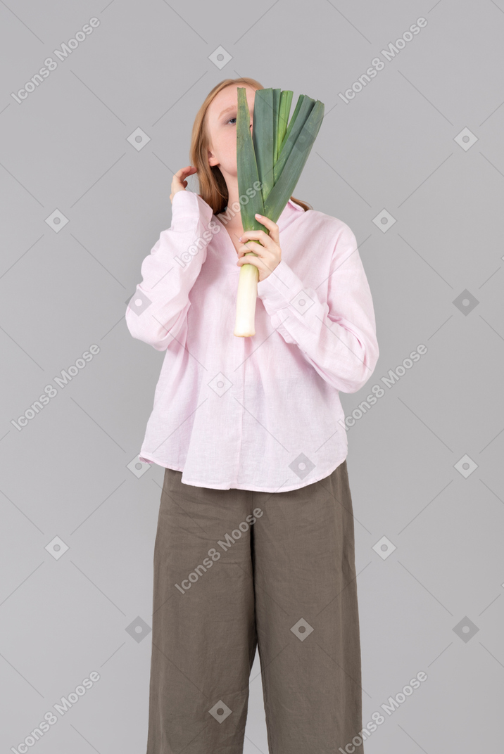 It's like leek onion is a state of being