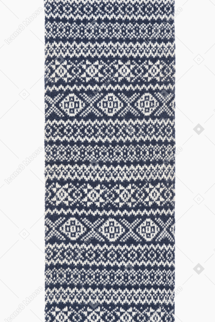 Blue and white christmas style blanket