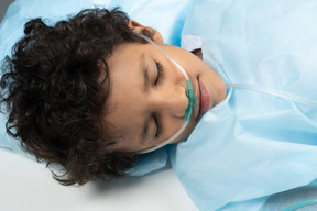 Criança sob anestesia