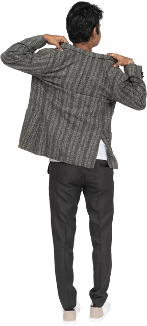 Man in suit standing