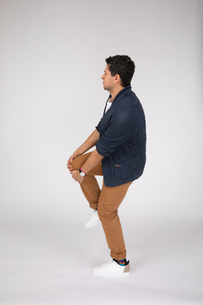 Man in casual clothes standing