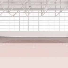 Indoor tennis court