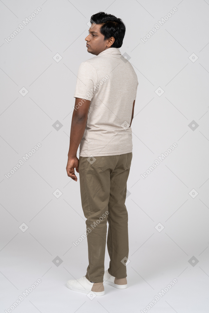 Man in casual clothes standing