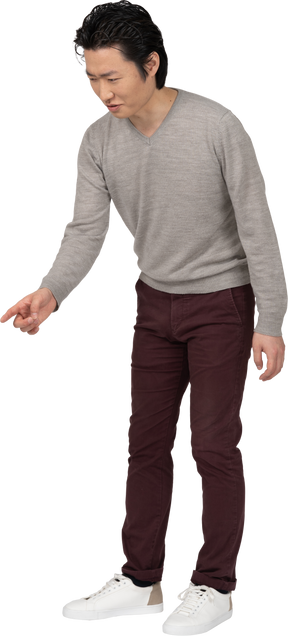 Man in casual clothes standing