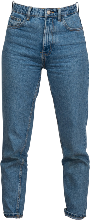 Jeans mit hoher taille