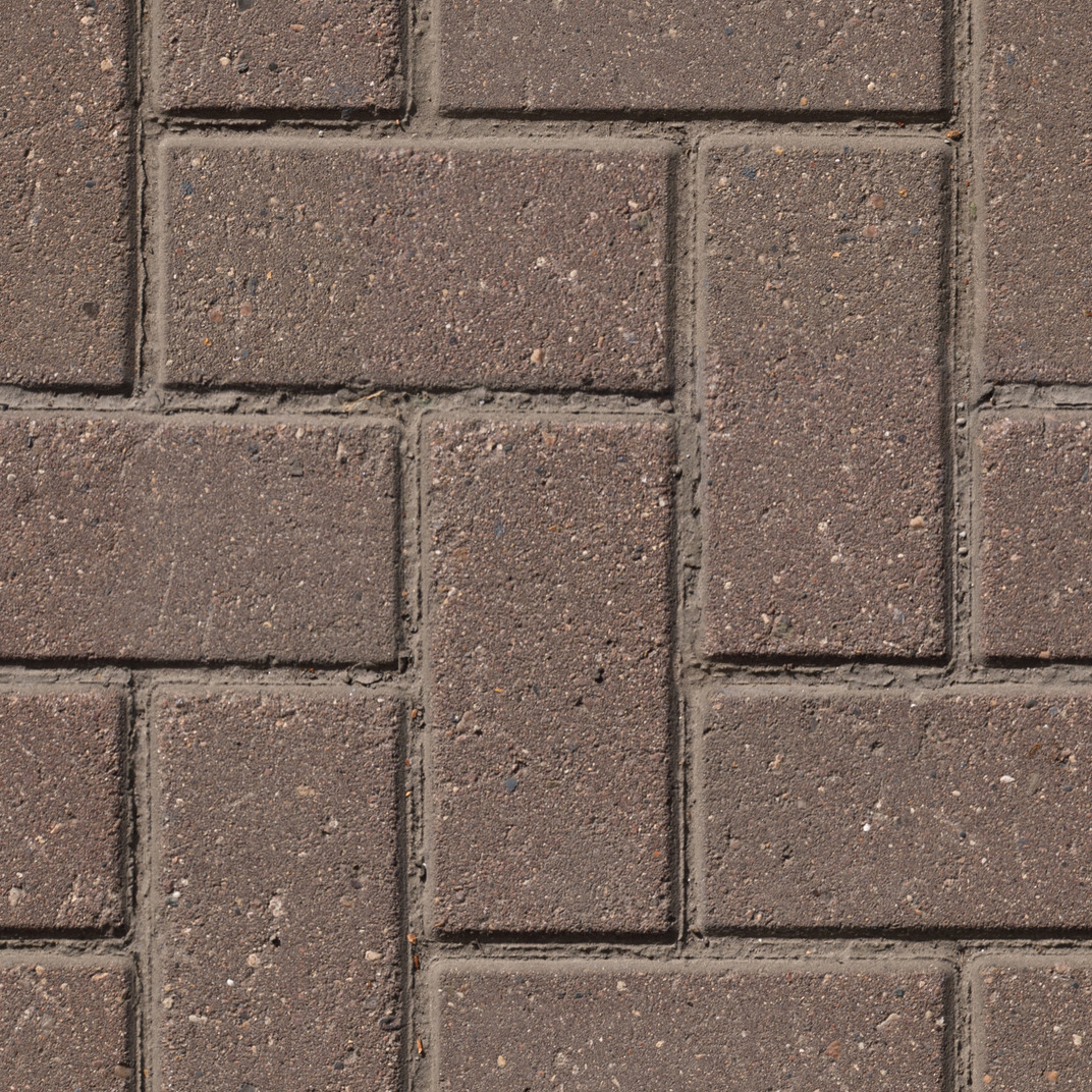 Red pavement bricks texture